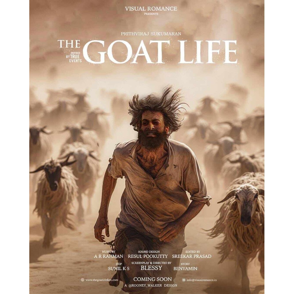 Aadujeevitham The Goat Life คนเลี้ยงแพะ (2024) บรรยายไทย DVD หนังใหม่ มาสเตอร์ ไม่มีพากย์ไทย