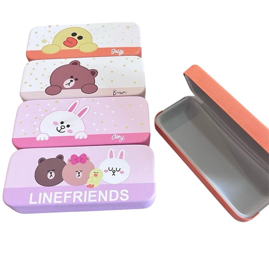 Glasses box กล่องแว่นลายน่ารัก D100 จัดเก็บป้องกันฝุ่นละอองกันกระแทก
