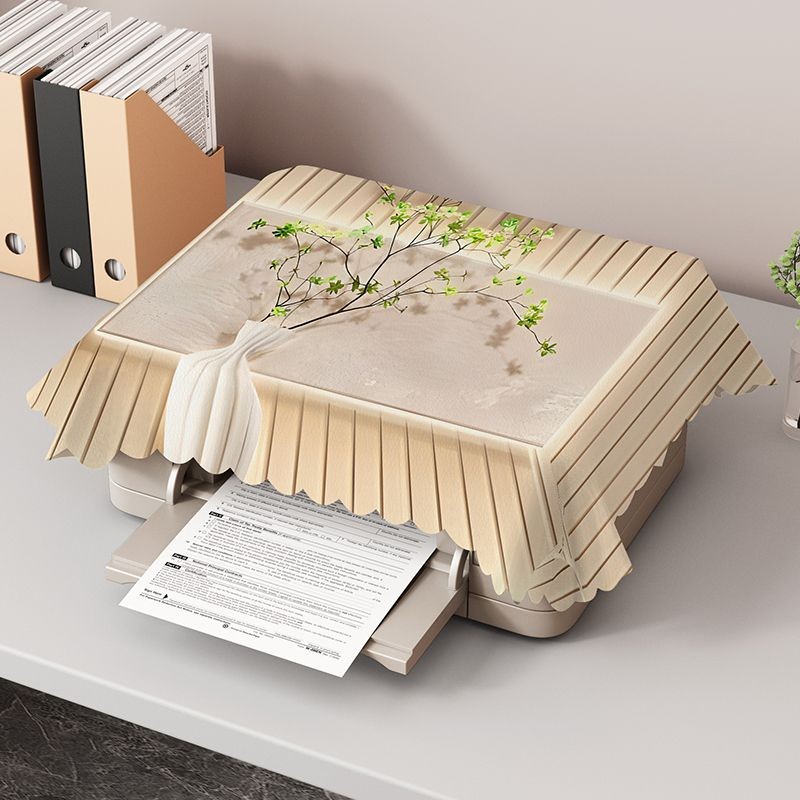 ว่านมก3ค131419 Simple Printer Office Replica Fax Machine ผ้าคลุมอเนกประสงค์ผ้าคอมพิวเตอร์ป้องกันฝุ่น