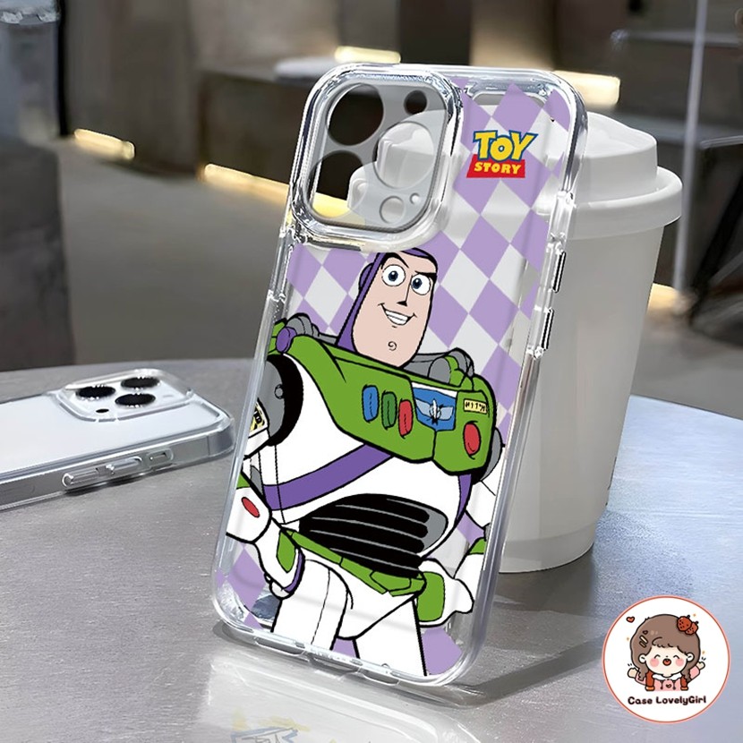 การ์ตูน Buzz Lightyear เคส Redmi 13C Note 13 12 11 11s 10 Pro 12C 10C 10A 9C 9T 9A Xiaomi 11Lite Poco M6Pro โปร่งใส
