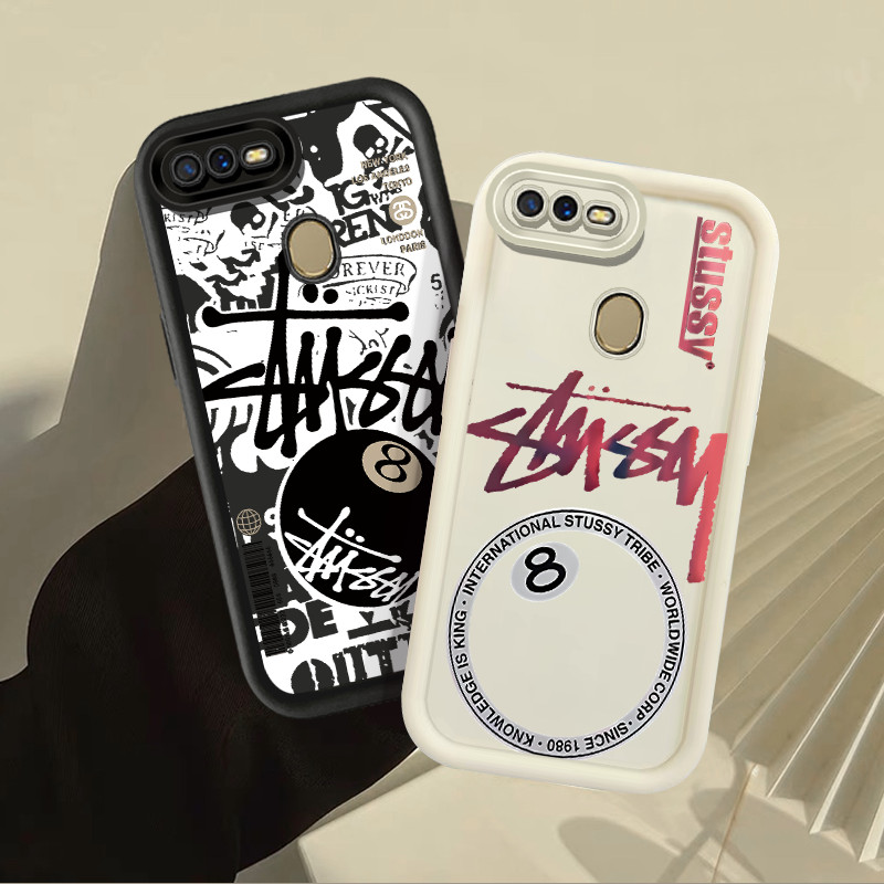 บิลเลียด Graffiti Label เคสโทรศัพท์สําหรับ OPPO F5 เยาวชน F7 F9 F11 Pro F19 F21 Pro กันกระแทกโทรศัพท์มือถือฝาครอบ