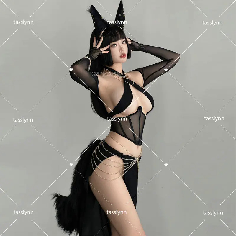 Mn  Anubis Sirius  Cosplay Costumes Husband Exotic Egyptian Sexy SuitEgyptian Queen Dress Halloween 