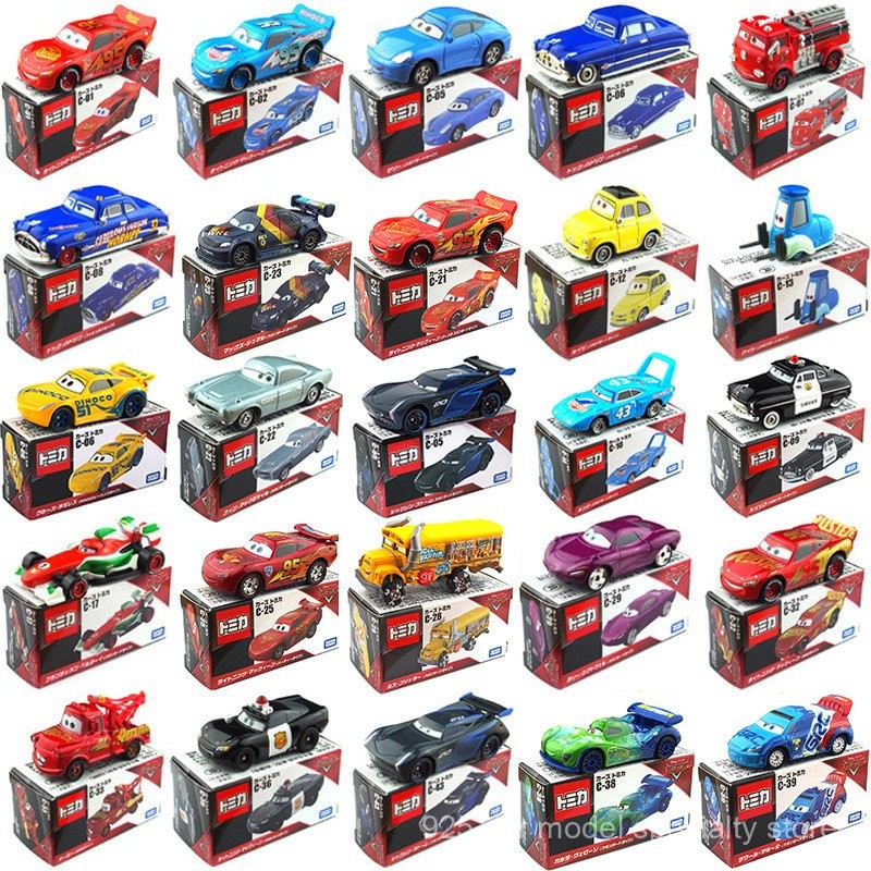 Tomica Tomica Racing Story รุ่นรถโลหะผสม Lightning McQueen Panthel Boy Collection รถของเล่น car3 9xbl