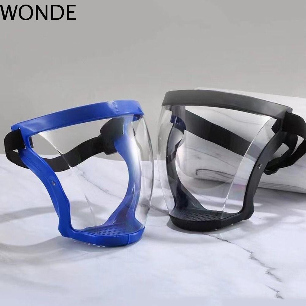 Wonde หน้ากากวิบาก, หน้ากากป้องกันหมอกแบบเต็มหน้า Anti-Sand, กระจกลมป้องกันปรับ HD Anti-Splash ขี่หน้ากาก Anti-Sand