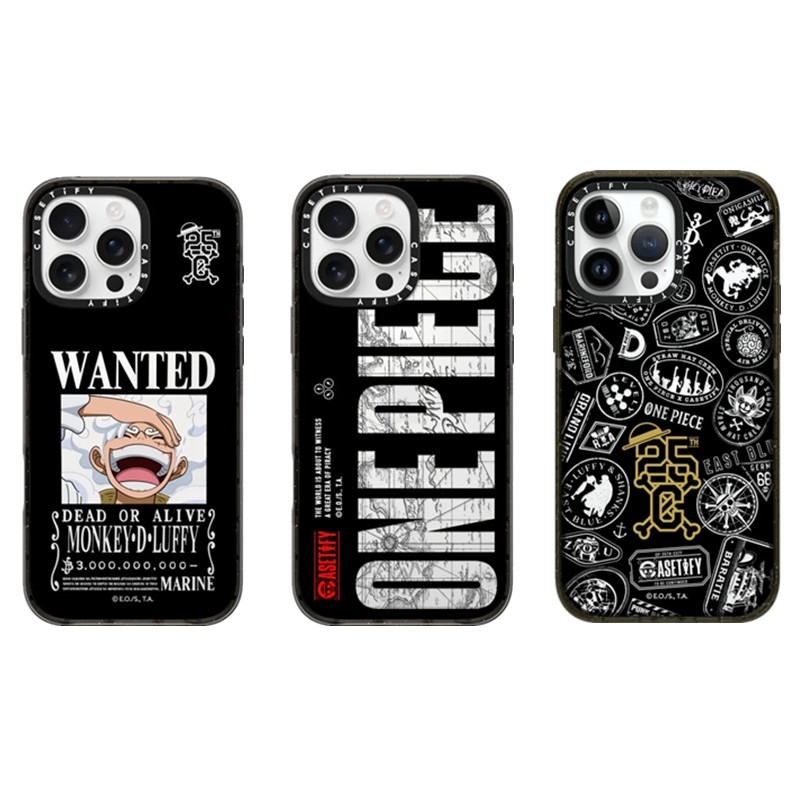 Casetiy ONE PIECE 25th Chronicle Soft CaseสําหรับiPhone 16 15 14 Plus 11 12 13 Pro MaxกันกระแทกTPUซิลิโคนปลอก