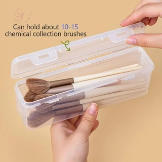 [maybeauty] Travel กล่องเก็บแปรงเครื่องสําอางแบบพกพาฝาครอบกันฝุ่นโปร่งใสขนาดเล็กสําหรับ Blusher แปรงอายแชโดว์แปรงคิ้ว {TH}