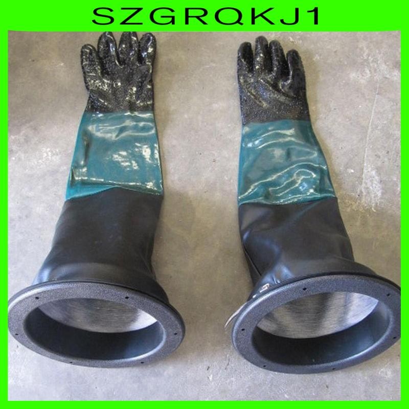 [szgrqkj1] ถุงมือป้องกันถุงมือพ่นทราย 1 คู่