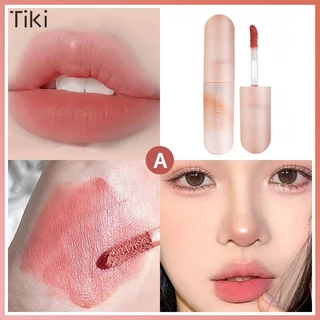 ลิปจิ๋ว ลิปสติก ลิปสติก แบบจุ่ม เนื้อแมตต์ กํามะหยี่ สีนู้ด ธรรมชาติ กันน้ำ ไม่หลุด สีสวย 6 เฉดสี