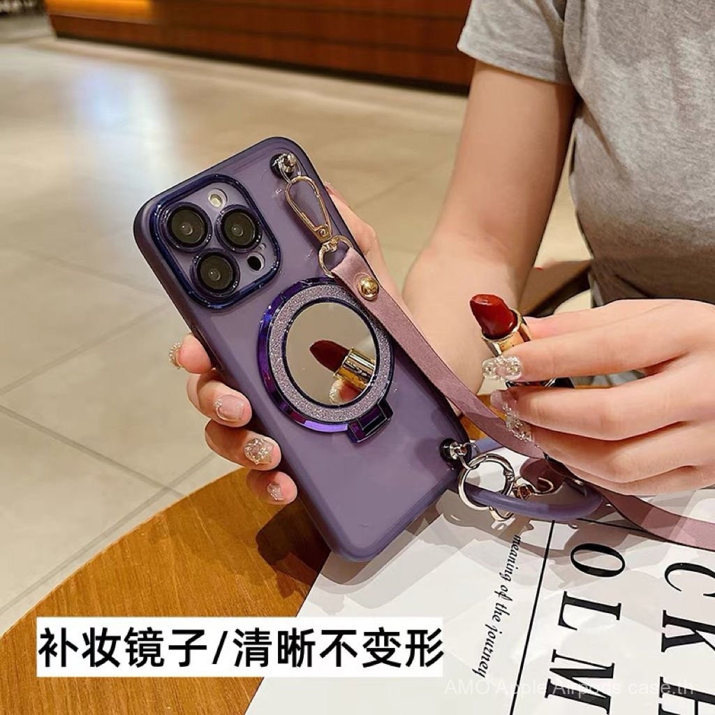 หมุนผู้ถือกระจกโทรศัพท์ Case สำหรับ Huawei P70utra P60 P50 P40 P30 Pro P10 plus nova 9 8 8i 7 SE MAT