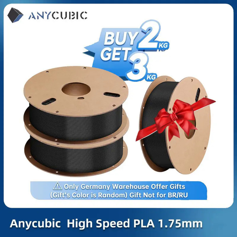 ANYCUBIC High Speed Filament PLA 1.75mm 1KG 2KG 3KG 5KG 1KG/Roll Plastic PLA for 3D Printer for ANYC