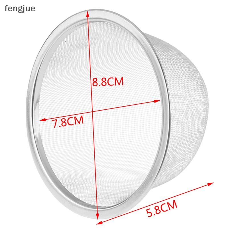 Fengjue ตาข่ายสแตนเลสแบบใช้ซ้ําได้กรองชากาน้ําชาใบชากรองเครื่องเทศ TH ราคา ถูกที่สุด ดีลบีเคเค แกลเลอรีภาพที่ 4