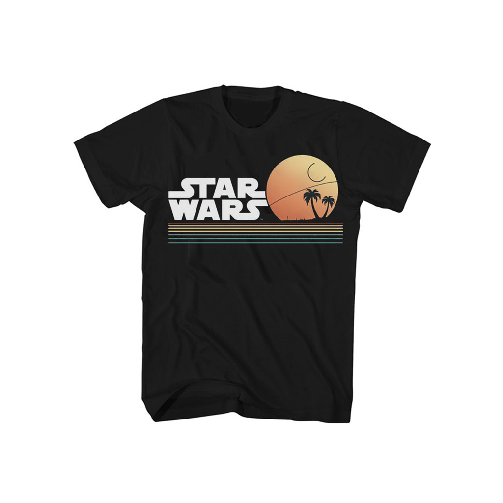 1977 American Casual Star Wars Movie Joint ฤดูร้อนสไตล์ใหม่ Retro ยุโรปสไตล์อเมริกัน Street เสื้อยืดผู้ชายเสื้อยืดขนาดใหญ่ ราคา ถูกที่สุด ดีลบีเคเค แกลเลอรีภาพที่ 3