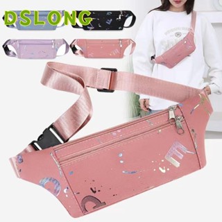 DSLONG กระเป๋าคาดเอว, กระเป๋าสะพายข้างหน้าอกความจุขนาดใหญ่ทน…