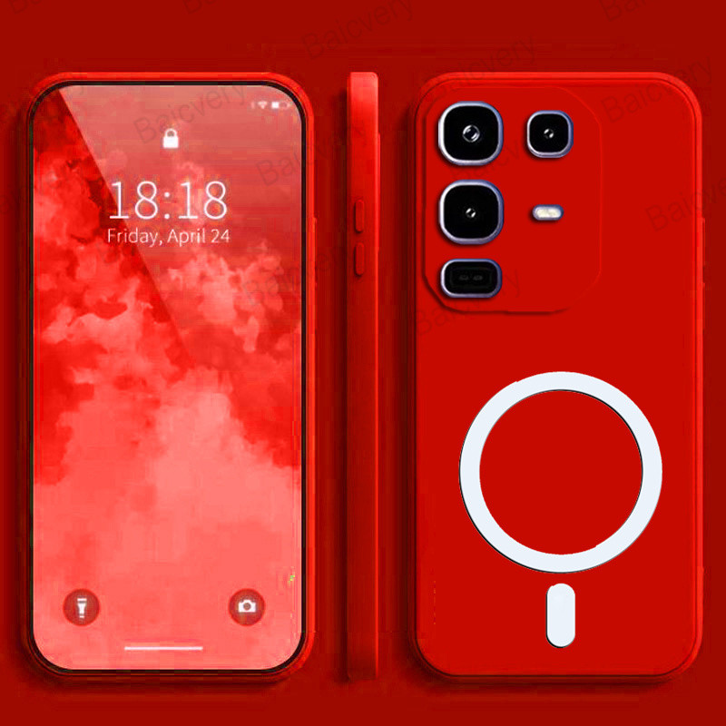 เคสโทรศัพท์สําหรับ Infinix NOTE 50 4G X6858 Pro X6855 หมายเหตุ 50X หมายเหตุ 50 Pro Plus 5G ซิลิโคนนุ่มกันกระแทกลื่นพร้อมสติกเกอร์แม่เหล็ก
