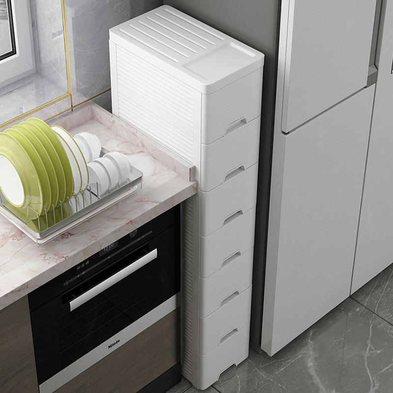 ตู้เก็บของแบบลิ้นชักตามซอก 15/20/25cm ล่องจัดเก็บอเนกประสงค์ ชั้นจัดเก็บแบบแบ่งชั้น