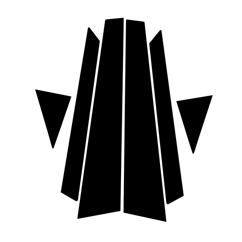 รถเสาหน้าต่างโพสต์ Trim BC คอลัมน์สติกเกอร์รูปลอกสําหรับ Audi A6 C5/4B 1997-2004 Fit C6/4F 2005-2011