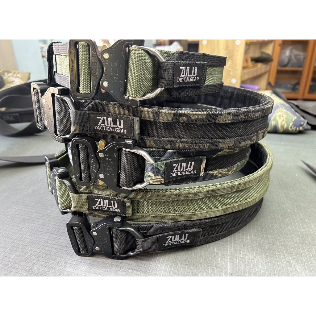 ZULU Tactical Gear เข็มขัดคอบบร้าห่วงสีดำและสีขาว ทนแรงดึง 18 KN นำเข้าขากออสเตรีย (สินค้าพรีออเดอร์