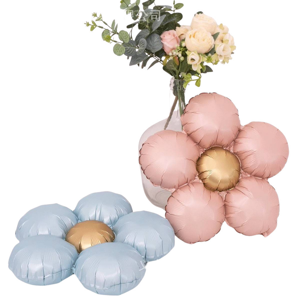 แพ็ค3ชิ้น ลูกโป่งฟอยล์ดอกไม้  ขนาด16นิ้ว ดอกไม้สีพาสเทล ใช้ประดับตกแต่ง (FW) ราคา ถูกที่สุด ดีลบีเคเค แกลเลอรีภาพที่ 3