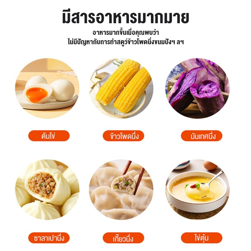 LENODI เครื่องลวกไข่ ที่ตอกไข่ ต้มไข่ไม่ต้องจับเวลา ไข่ลวก ไข่ยางมะตูม ไข่ต้ม ทำได้ง่ายๆ เครื่องต้มไข่ เครื่องต้มไข่ไฟฟ้ - รูปที่ 2