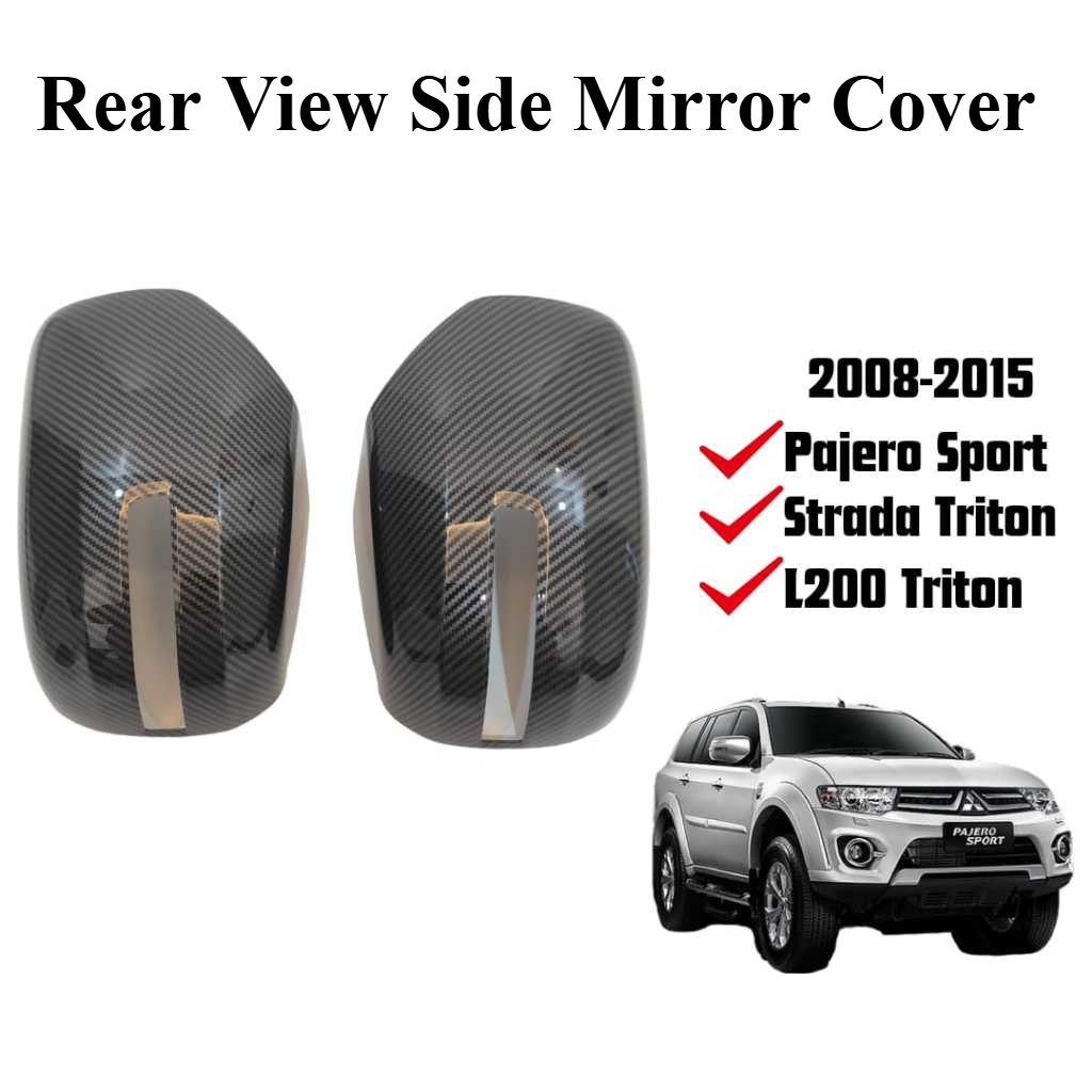 Mitsubishi Pajero Sport Strada Triton L200 2008-2015 ฝาครอบกระจกมองข้างด้านหลัง