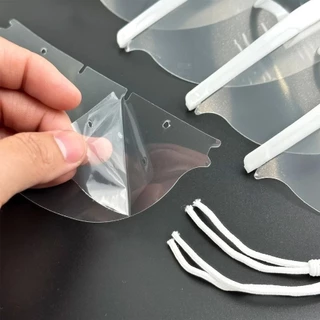 Mouth Shield หน้ากากกันน้ำลาย หน้ากากใสกันละออง พลาสติกปิดปาก แพ็ค 10ชิ้น