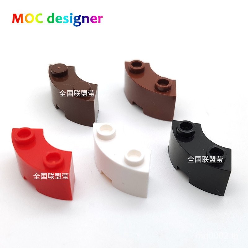 ผลิตภัณฑ์ใหม่อุปกรณ์เสริมบล็อกอาคาร Moc ในประเทศ85080โค้งรองรับอิฐมุมโค้ง2x2