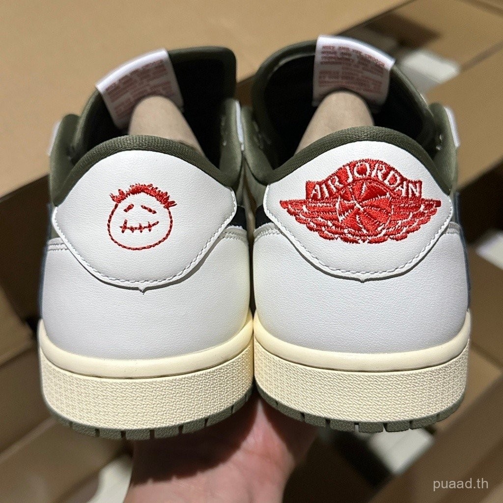 2024 [ljr 5]travis SCOTT x Air Jordan 1 Low OG "Medium OLIVE] 现货包og AJ1