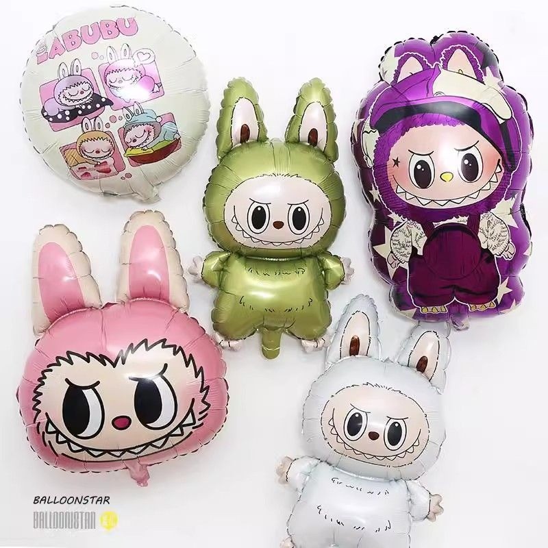 [ผลิตภัณฑ์ใหม่] ลูกโป่ง Labubu ลูกโป่งอลูมิเนียมฟอยล์ ลูกโป่งการ์ตูน ลูกโป่งเด็ก ลูกโป่งวันเกิด ลูกโป่งงานปาร์ตี้ อุปกรณ์ถ่ายรูป