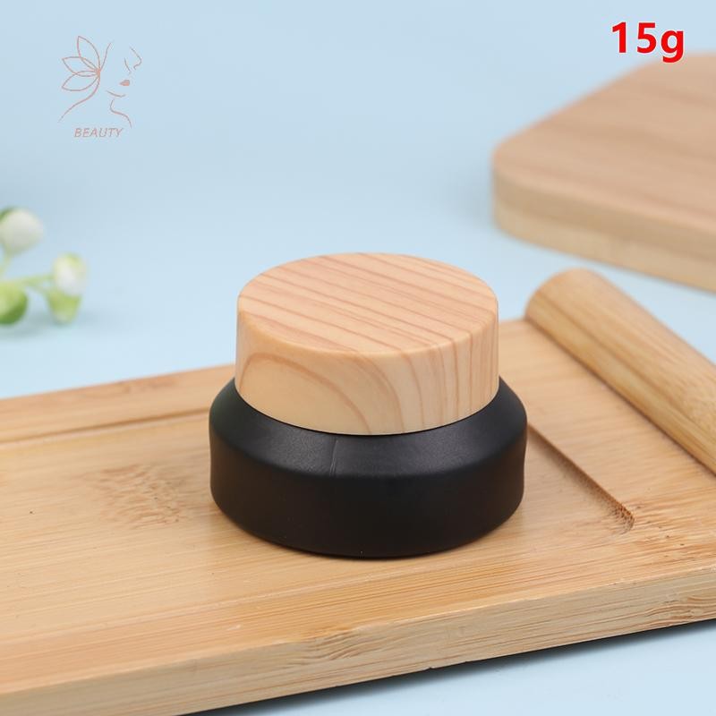 [maybeauty] 15/50g แก้วคอนเทนเนอร์เครื่องสําอางพร้อมฝาปิด Travel แก้วเปล่าขวดตัวอย่างสําหรับแต่งหน้า Lip Scrub Balm Lotions ตัวอย่าง {TH} - รูปที่ 5