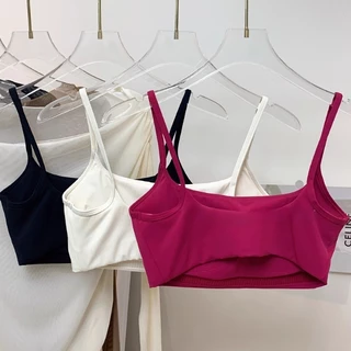 【MAGGIEYOGA】(เบาะคงที่)) สปอร์ตบราเซ็กซี่รูปตัว U Beauty Back Anti-slip Hem Bra Gym โยคะ