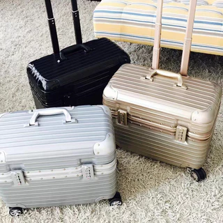 TRAVELCUL กระเป๋าล้อลาก 18/20 นิ้วอลูมิเนียมเฟรม TSA ล็อค Carabiner กรณีพีซีป้องกันรอยขีดข่วนวัสดุความจุขนาดใหญ่