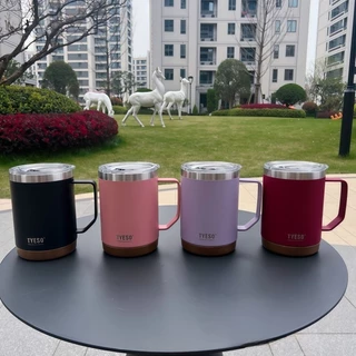 ถ้วยกาแฟ ทีโซอิน304 สแตนเลสสํานักงานธุรกิจฉนวนถ้วยน้ําจับกระติกน้ําร้อนถ้วย530ml/710ml กระติกน้ําร้อนขวดน้ําถ้วยกาแฟถ้วย