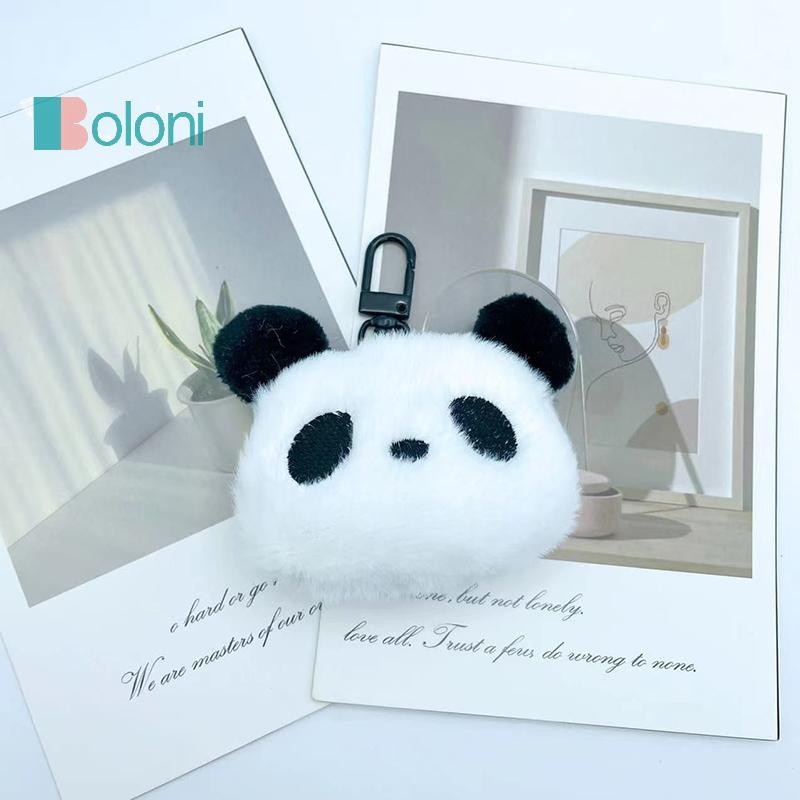 [โบโลนี] ตุ๊กตาสัตว์น่ารักแพนด้าพวงกุญแจจี้กระเป๋าเป้สะพายหลังแขวนอุปกรณ์ตกแต่งของขวัญใหม่
