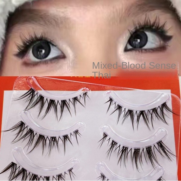 ขนตาปลอมสไตล์เอเชียที่ถ่ายรูปได้ทั้งเส้น หางปลา กระต่าย คุณยาย น้ำหนักเบา แฟชั่น สมจริง โปร่งใส ขนตา