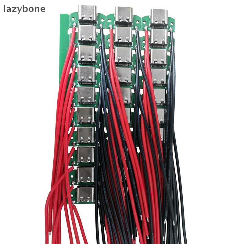 {LZ} 16Pin USB Type C ขั้วต่อกันน้ํา Type-C พร้อมลวดเชื่อมหญิงสูงพอร์ตแจ็ค USB-C ปลั๊กชาร์จ {lazybone} - รูปที่ 5