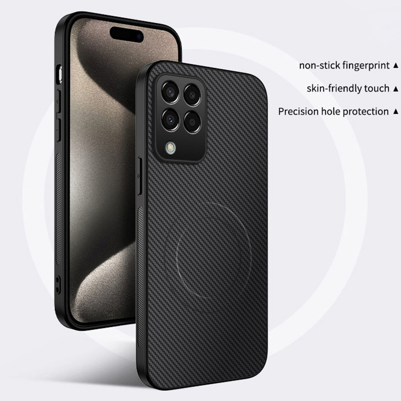 สําหรับ Samsung Galaxy M33 5G กันกระแทกหรูหรา Matte Case ไร้สายชาร์จกันกระแทก
