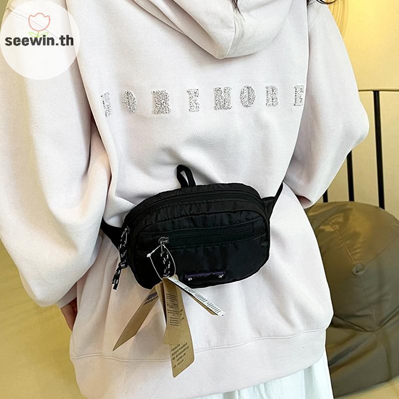 Seewin ผู้ชายและผู้หญิงกลางแจ้ง Mini กันน้ํา Mini Oxford ผ้าเอวเล็กกระเป๋านักเรียนจับคู่โทรศัพท์มือถือกระเป๋าเดินทาง th