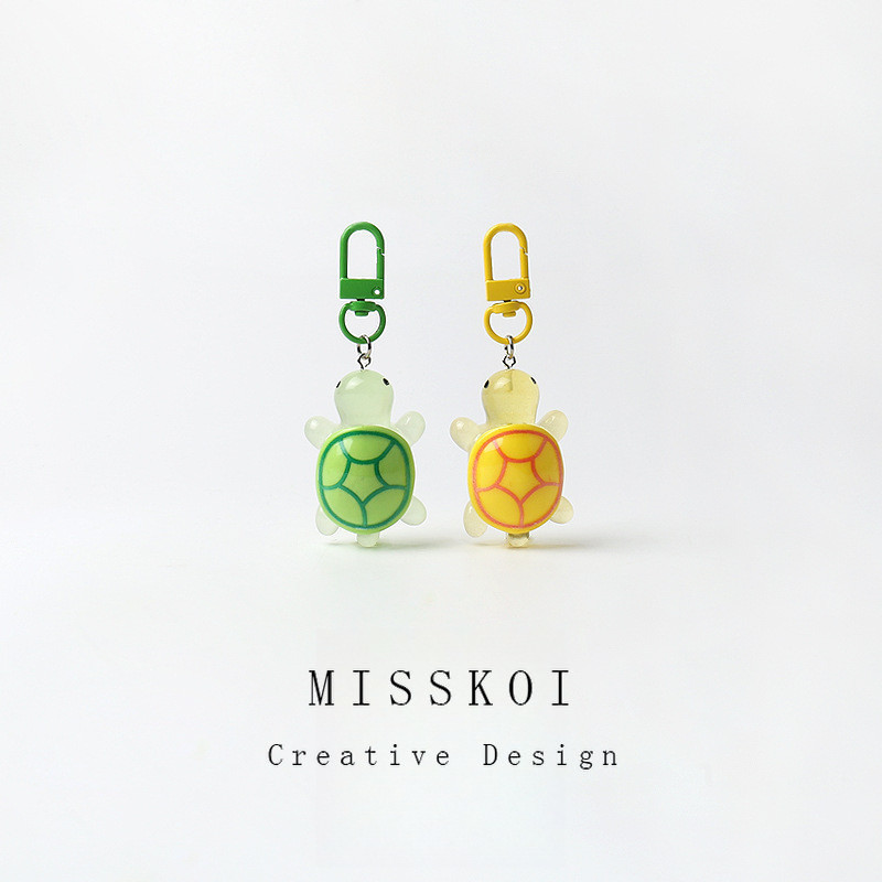 Mjt พวงกุญแจเต่าโดปามีนน่ารัก จี้ห้อยกระเป๋า เครื่องประดับดีไซน์ดั้งเดิมประจําวันที่ไม่ซ้ําใคร - รูปที่ 3