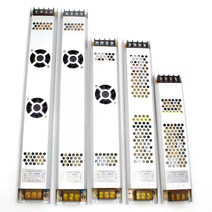 LEDแหล่งจ่ายไฟ บางมาก หม้อแปลงไฟเชิงเส้น AC 220V ถึงDC 12V  แถบไฟแบบบางเฉียบสลับแหล่งจ่ายไฟ 300W 400W