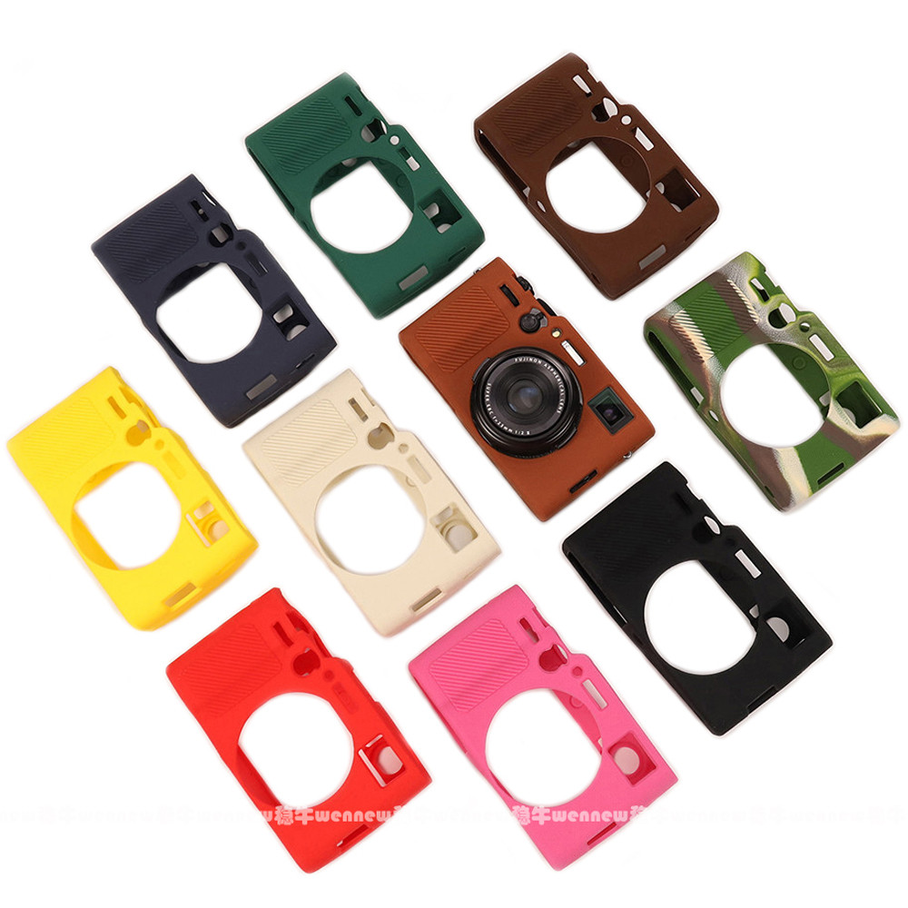 X100VI ปลอกซิลิโคนเคสยางกระเป๋ากล้องซิลิโคนสําหรับ Fujifilm X100VI