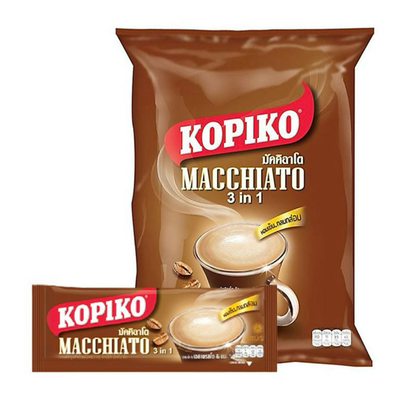 Kopiko โกปิโก้ คอฟฟี่ มัคคีฮาโต 3in1 24g x20ซอง กาแฟ