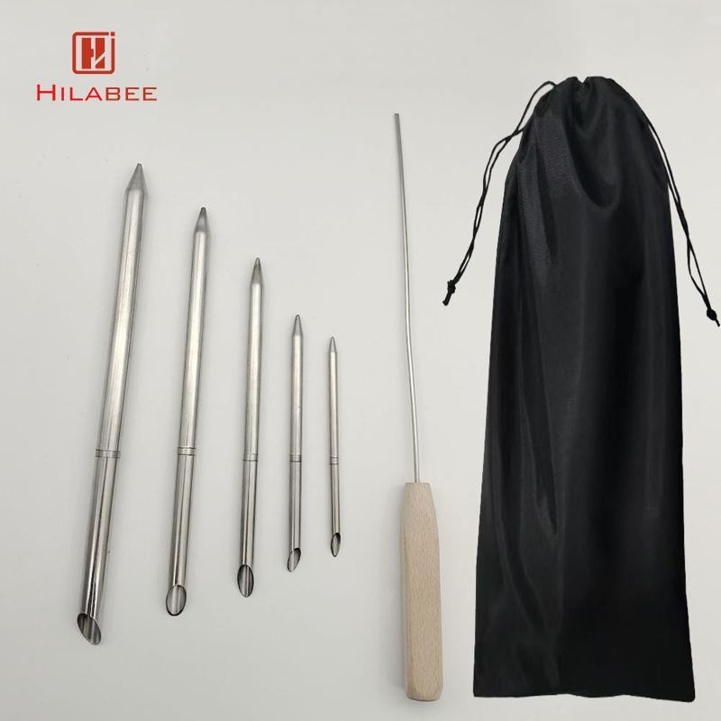 HILABEE เชือก Splicing เครื่องมือเชือก Splicing Fid Kit สําหรับ Double Braid Eye ปฏิบัติ Smooth Braiding ชุดสําหรับ Sailing Boating