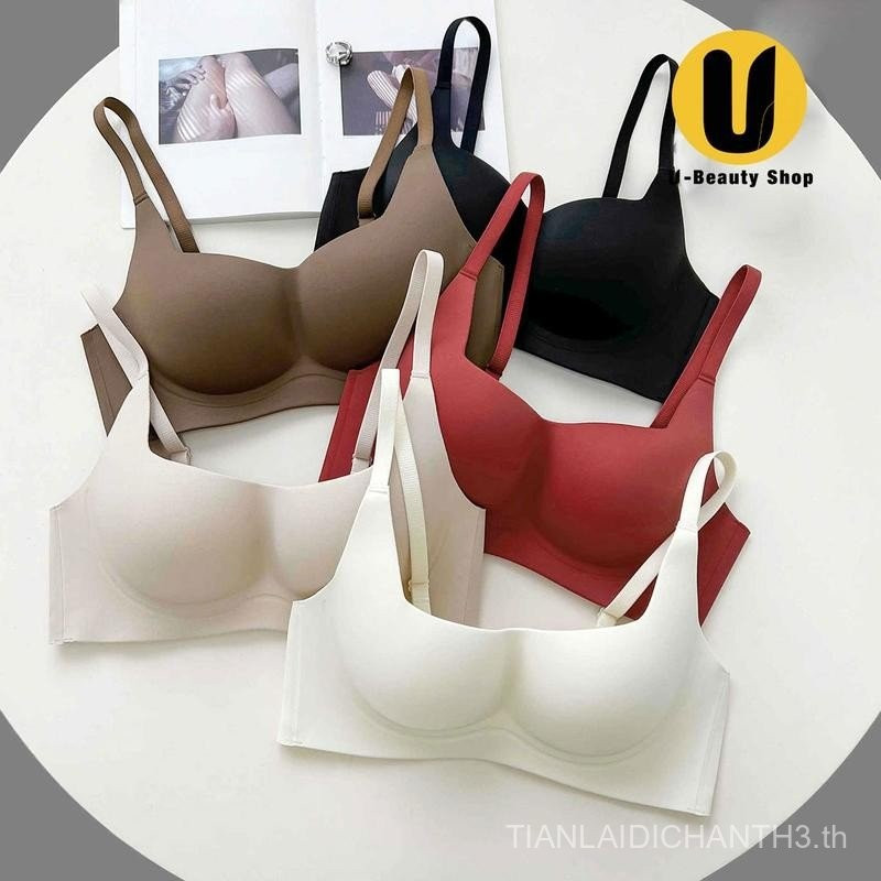 ชุดบรา U-Beauty Shop นุ่มไร้รอยต่อ ขนาดเล็ก ไร้สาย สไตล์เยอรมัน เสื้อผ้าผู้หญิง