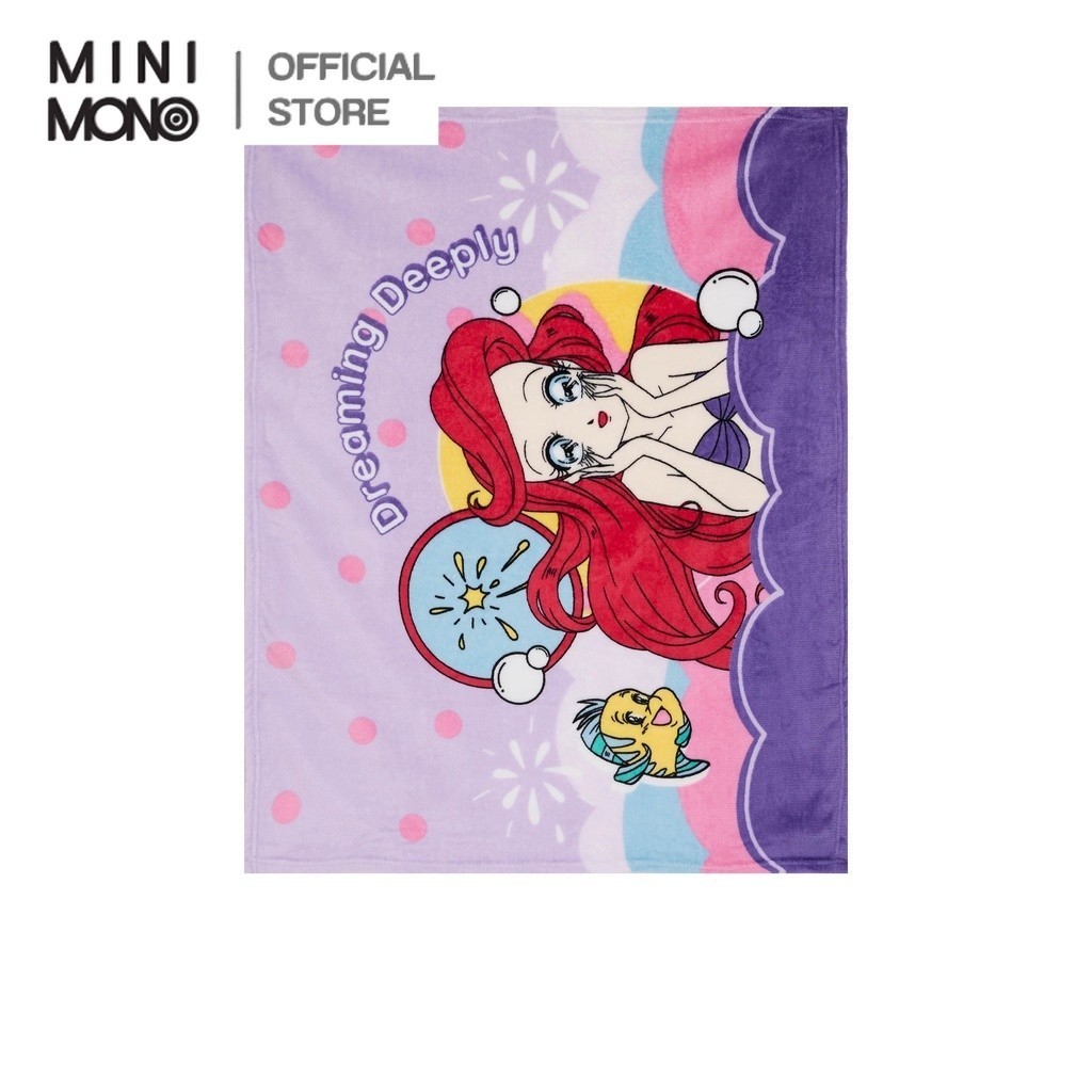 Mini Mono ผ้าห่ม ลาย Disney Princess ขนาด 100X80 ซม.