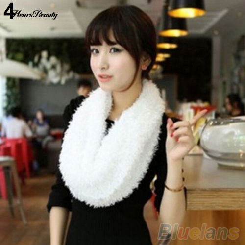 Hea- ผู้หญิง\s Chic Multifunctional Magic Soft Warm Gift Shawl Tippet Neckerchief ผ้าพันคอ