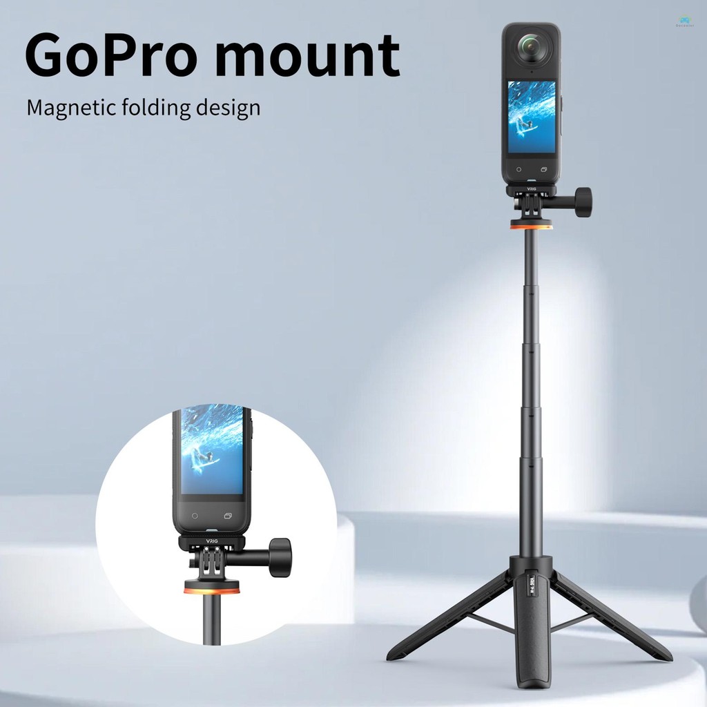 Yb2 อะแดปเตอร์ VRIG AC18 3-in-1 Quick Release อะแดปเตอร์ฐานกล้องขาตั้งกล้อง Quick Release Mount สําหรับ Insta360 X4