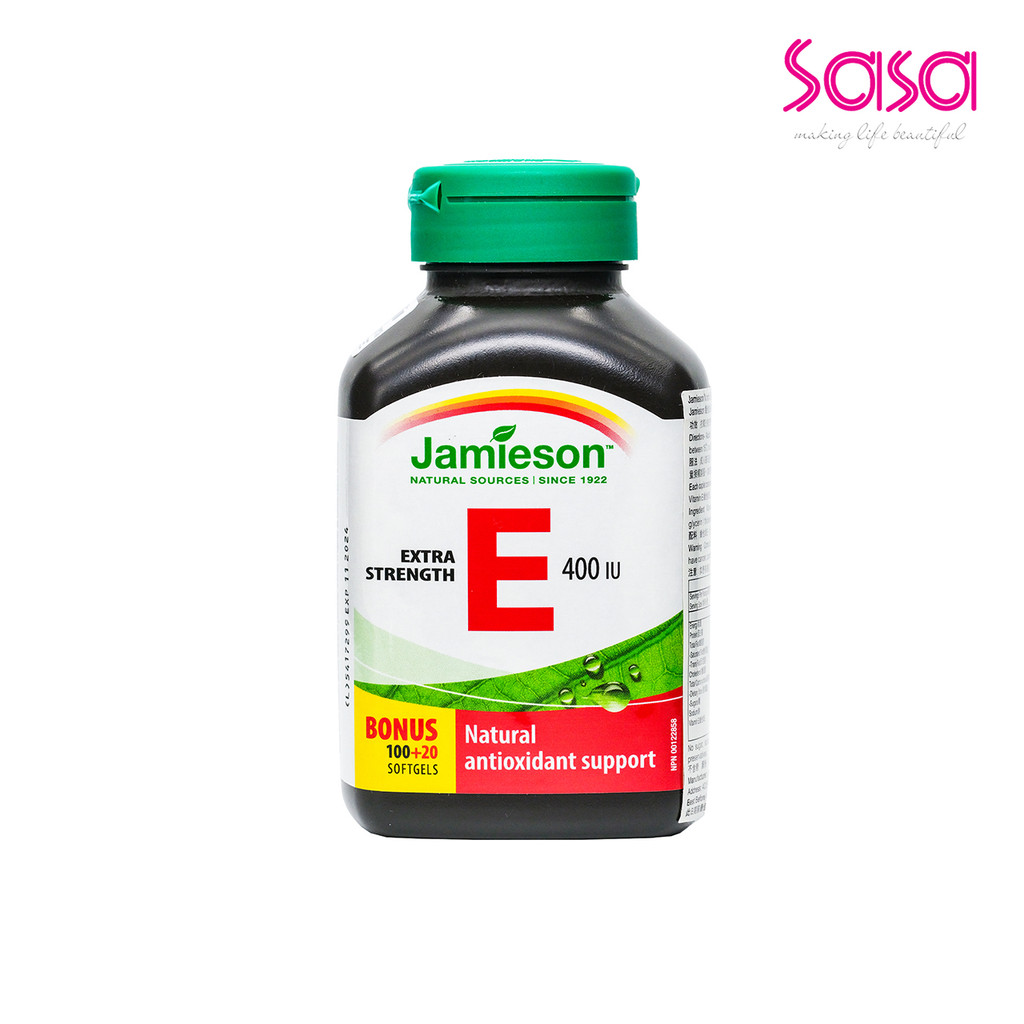 Jamieson Vitamin E 400IU 120 Capsules
