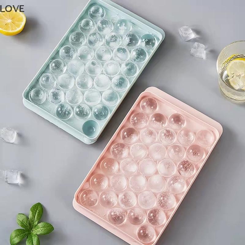 [JJCW] Ice Boll Hockey PP Mold Popsicle Tray Box Lollipop Making Gifts Kitchen Tools Accessories QQW