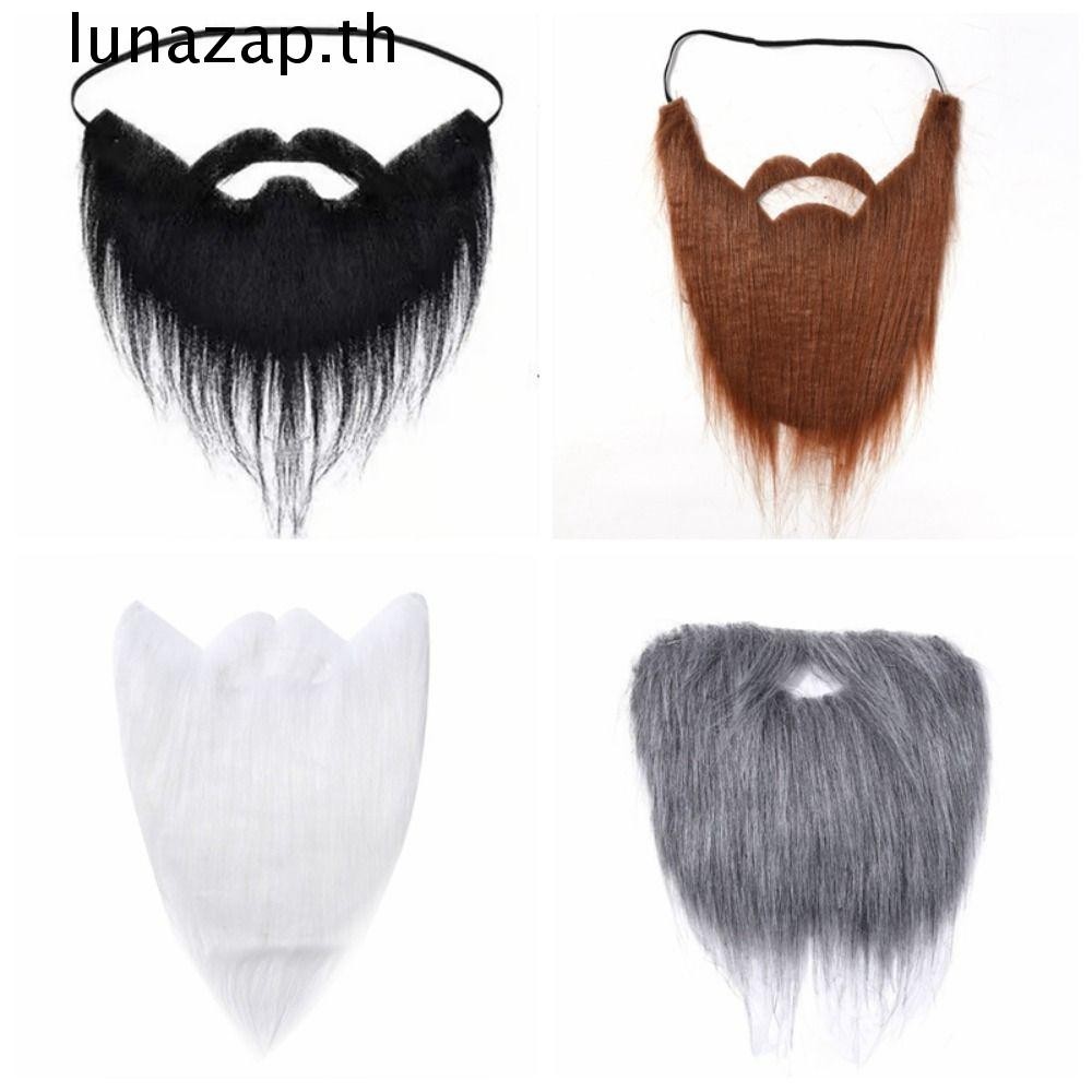 Lunazap เคราปลอมที่สมจริง, ฮาโลวีนหนวดปลอมฮาโลวีน,เล่นโจรสลัดตลก Artificia Vivid Prom