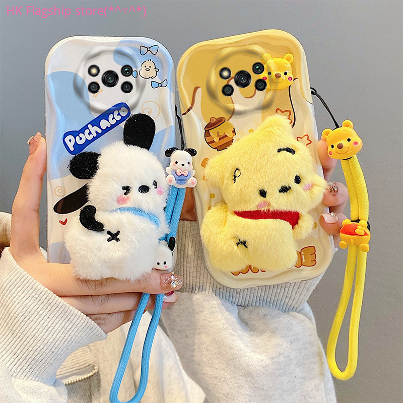 เคส Redmi POCO X3 NFC POCO X3 POCO X3 PRO ตุ๊กตาPlush อะนิเมะการ์ตูนซิลิโคนอ่อนนุ่มเคสโทรศัพท์ PQGGZ
